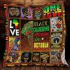 Black Queens Are Born In October Quilt Blanket P553Bq10  Quilt
